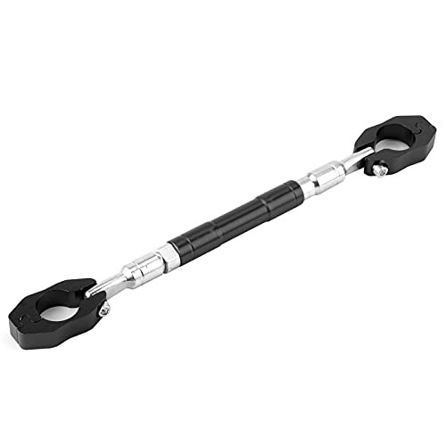 22mm Handlebar Crossbar, Universal 7/8in Adjustable, Black Aluminum black