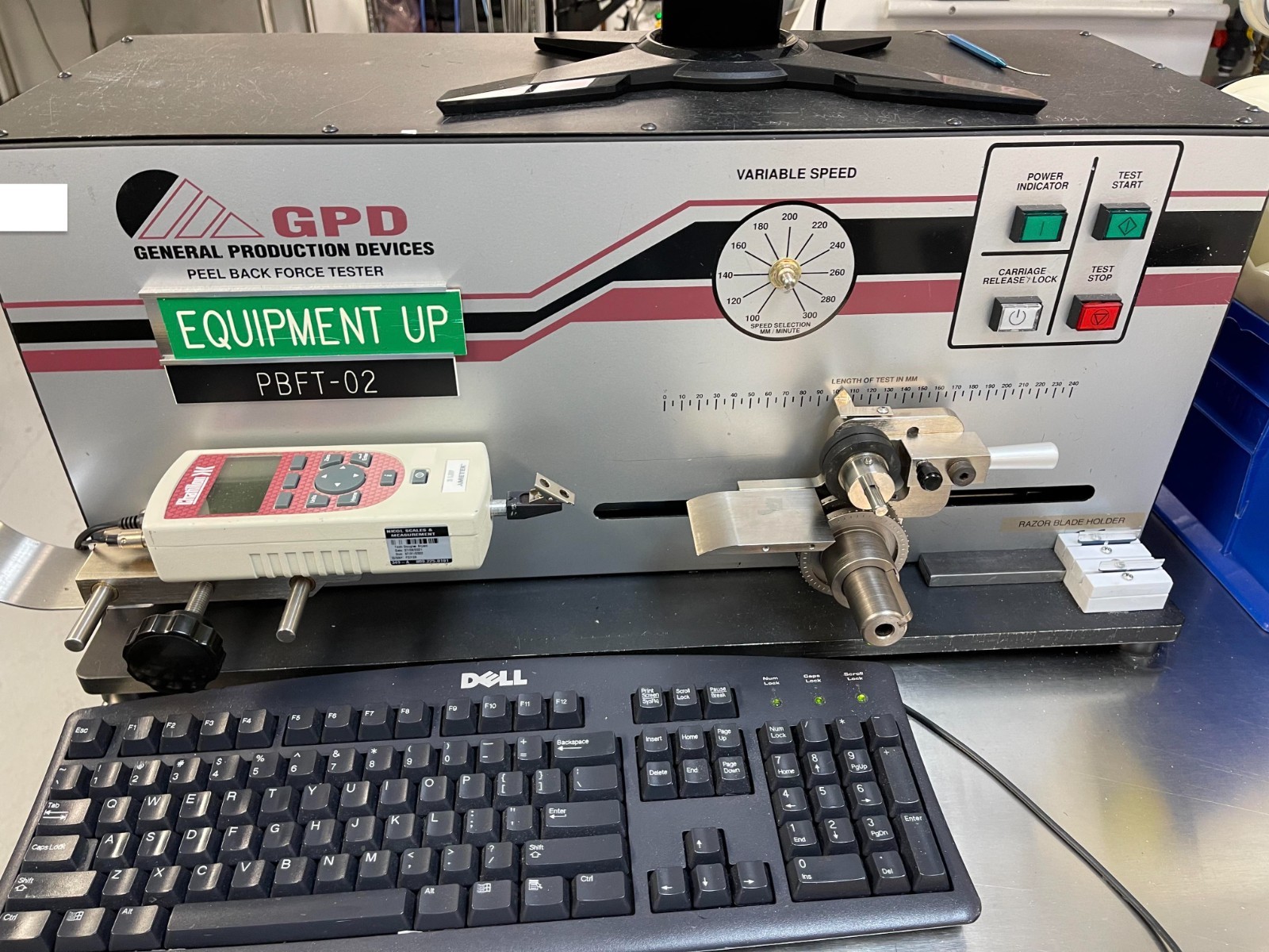 GPD PBFT856VS Peel Back Force Tester