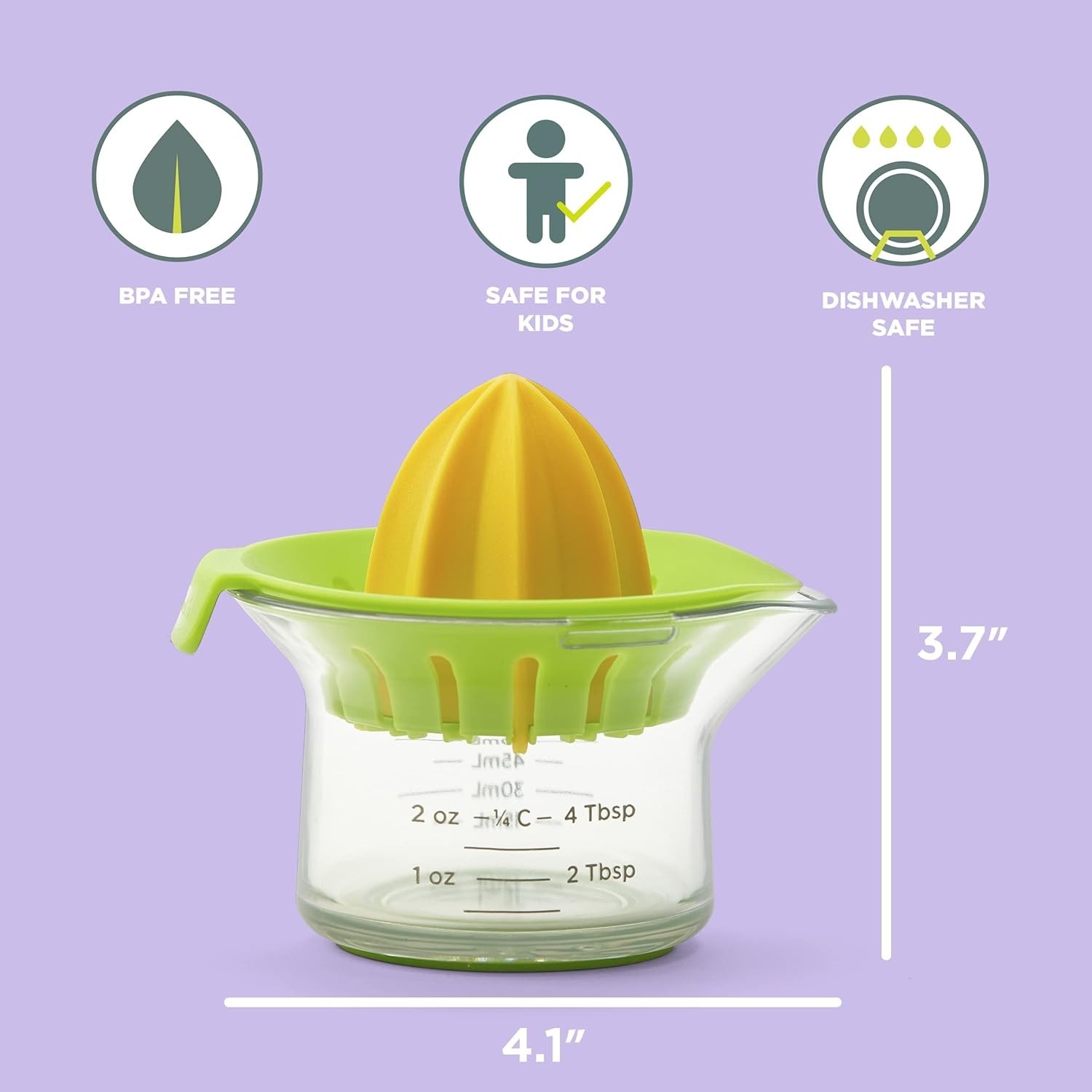 Compact Mini Juicer Kit for Lemons & Limes - Pulp-Free Fresh Juice Experience