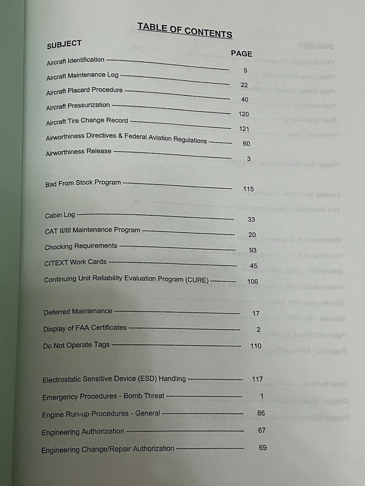 vintage continental boeing 737-300 technical operation indoctrination book 1997