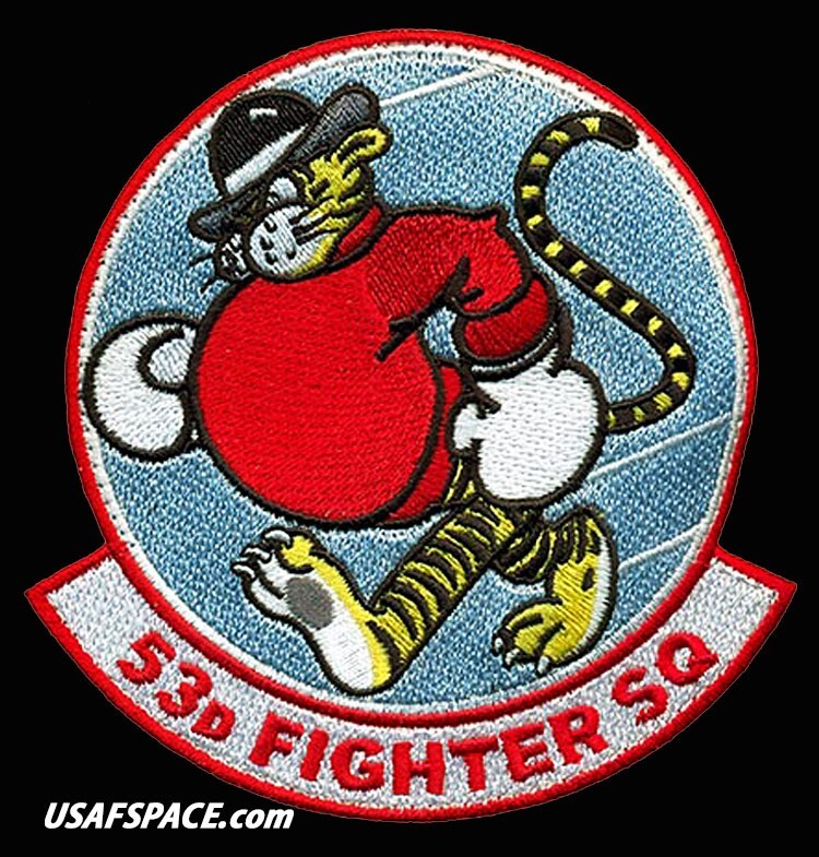 USAF 53d FIGHTER SQ -F-15C/D- TIGERS -Joint Base Andrews, MD- ORIGINAL VEL PATCH