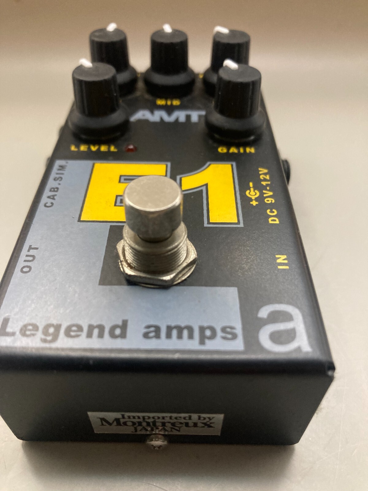 AMT Electronics Legend Amps Series E1 Distortion Guitar Effects Pedal