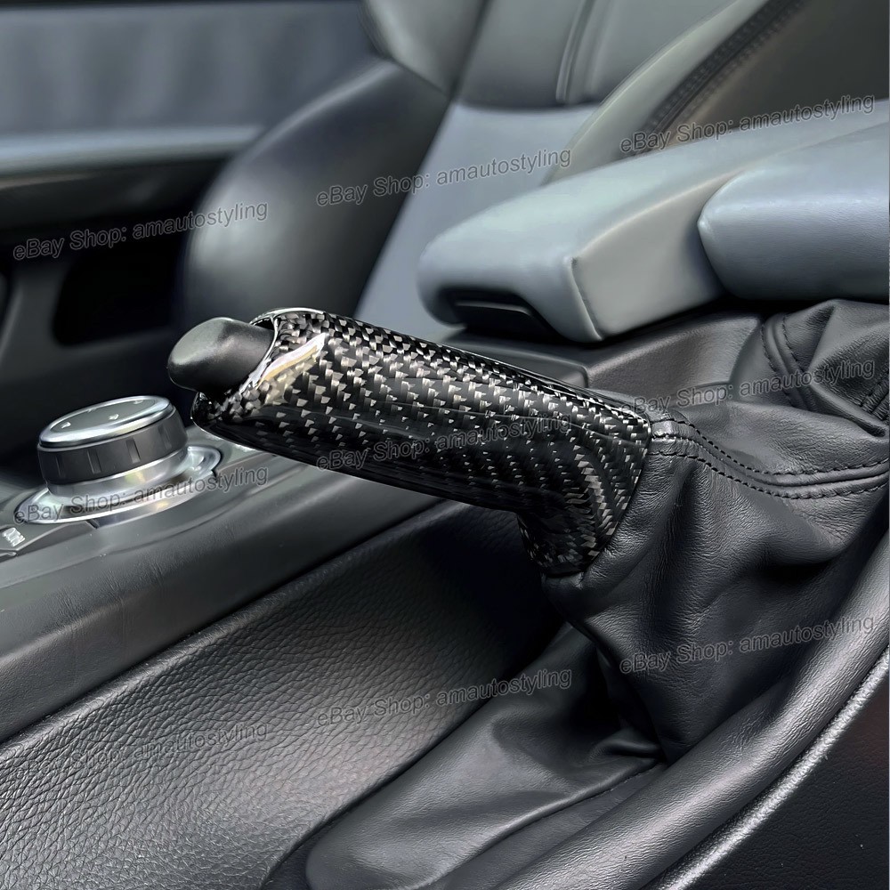 Carbon Fiber M Performance Handbrake Lever Trim Upgrade For BMW M3 F80 2014-2018