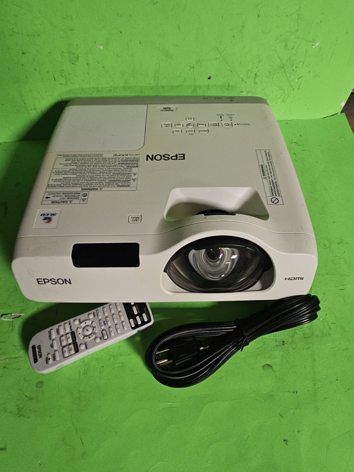 Epson PowerLite 520 Tri-LCD Projector WITH NEW LAMP #2