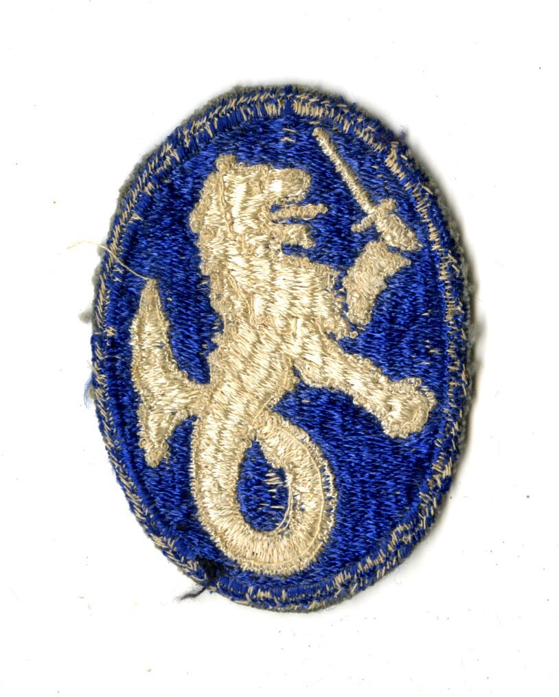Philippine Department White Back Patch WWII Vintage