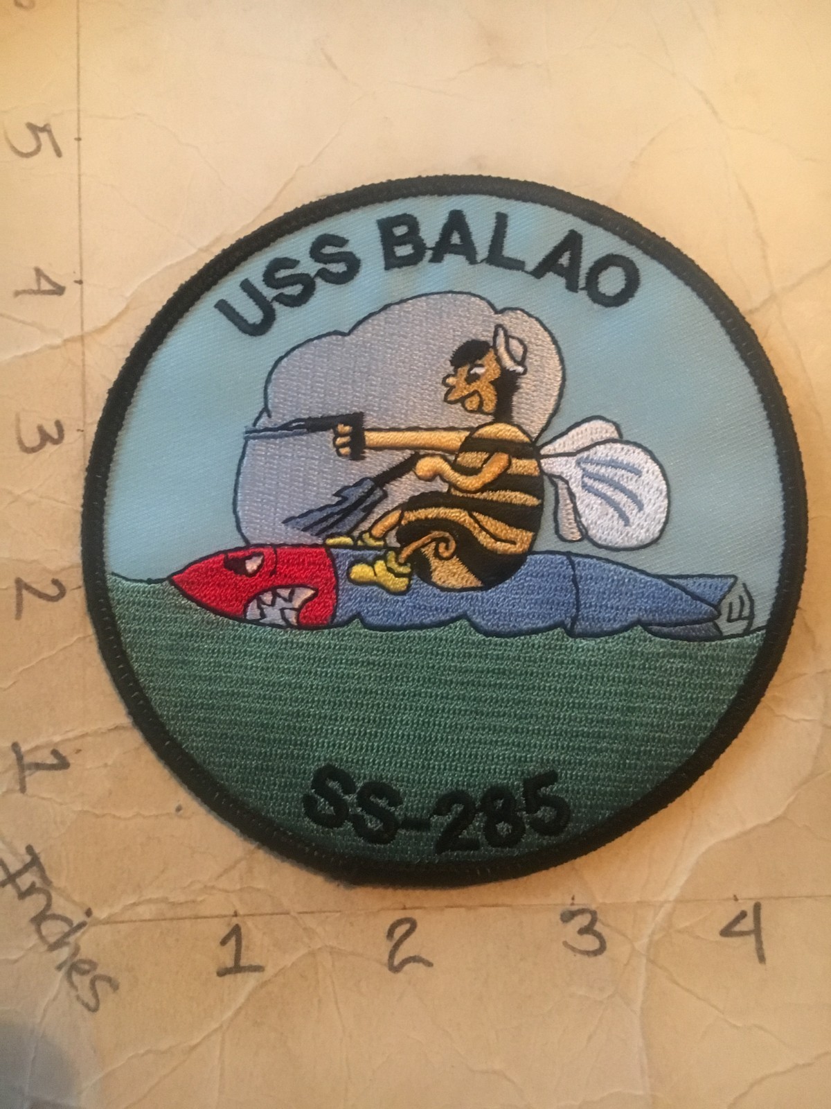 US NAVY USS Balao SS-285 Submarine Patch 8/1/25