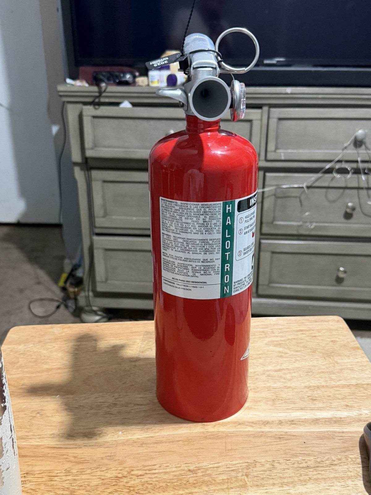 Clean Agent Fire Extinguisher -Halotron 5lb - excellent condition