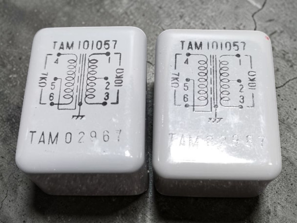TAMURA TAM101057 Audio Trans pair 10KΩ:7KΩ rare USED JP