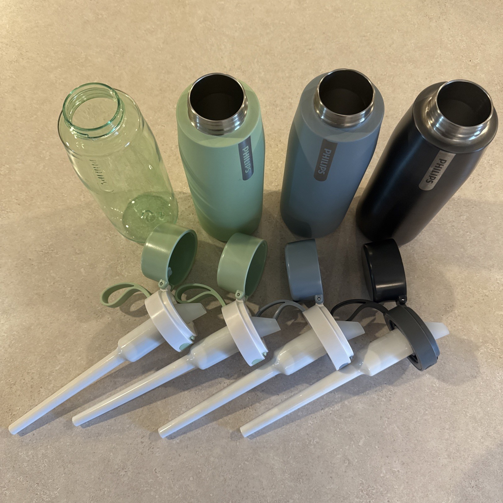 PHILIPS Insulated Stainless Steel Filtered Water Bottle