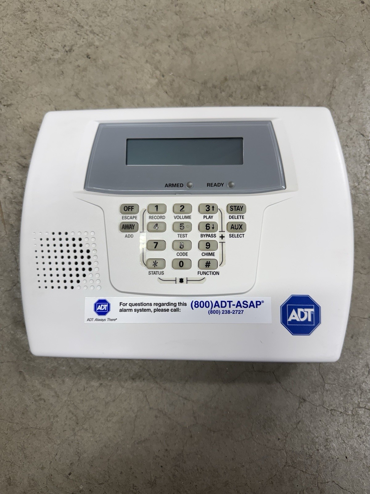 ADT Honeywell Lynx Plus Series Model LYNXPLUS White Home Security
