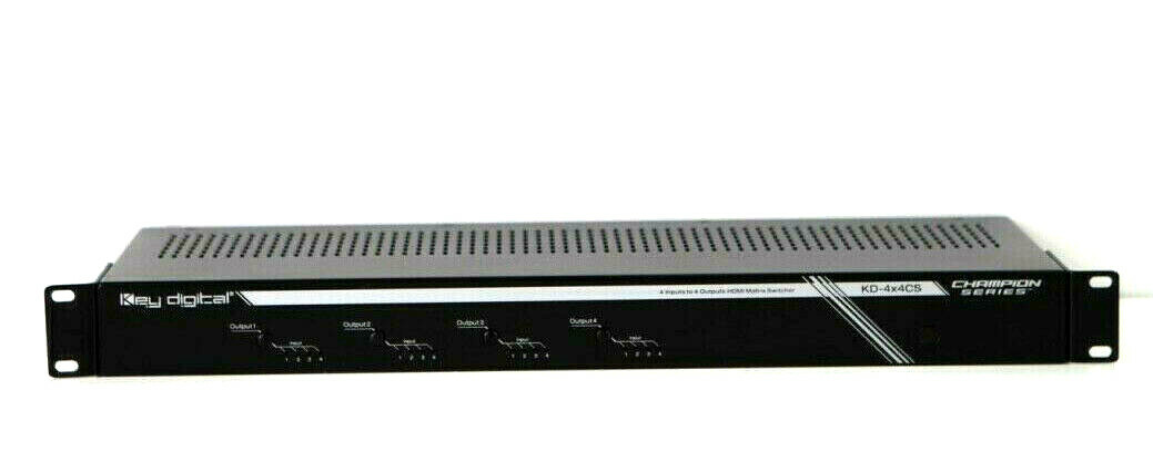 Key Digital KD-4x4CS 4x4 HDMI Matrix Switcher/ Switch e783