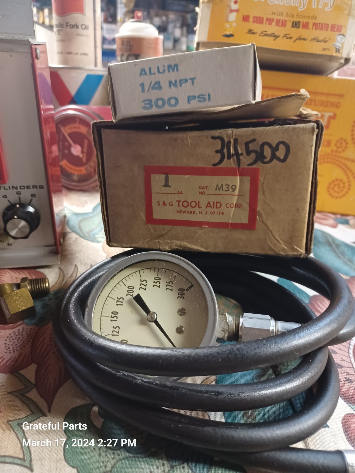 Actron Engine Analyzer & S&G M39 Compression Gauge