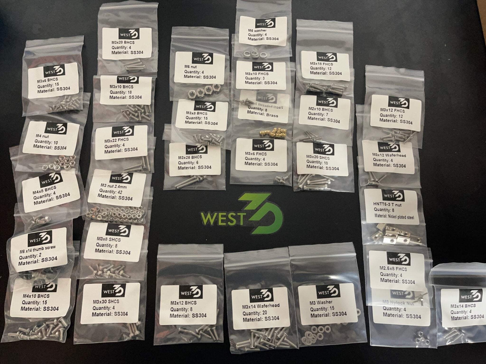 BDF Positron Fastener Kit