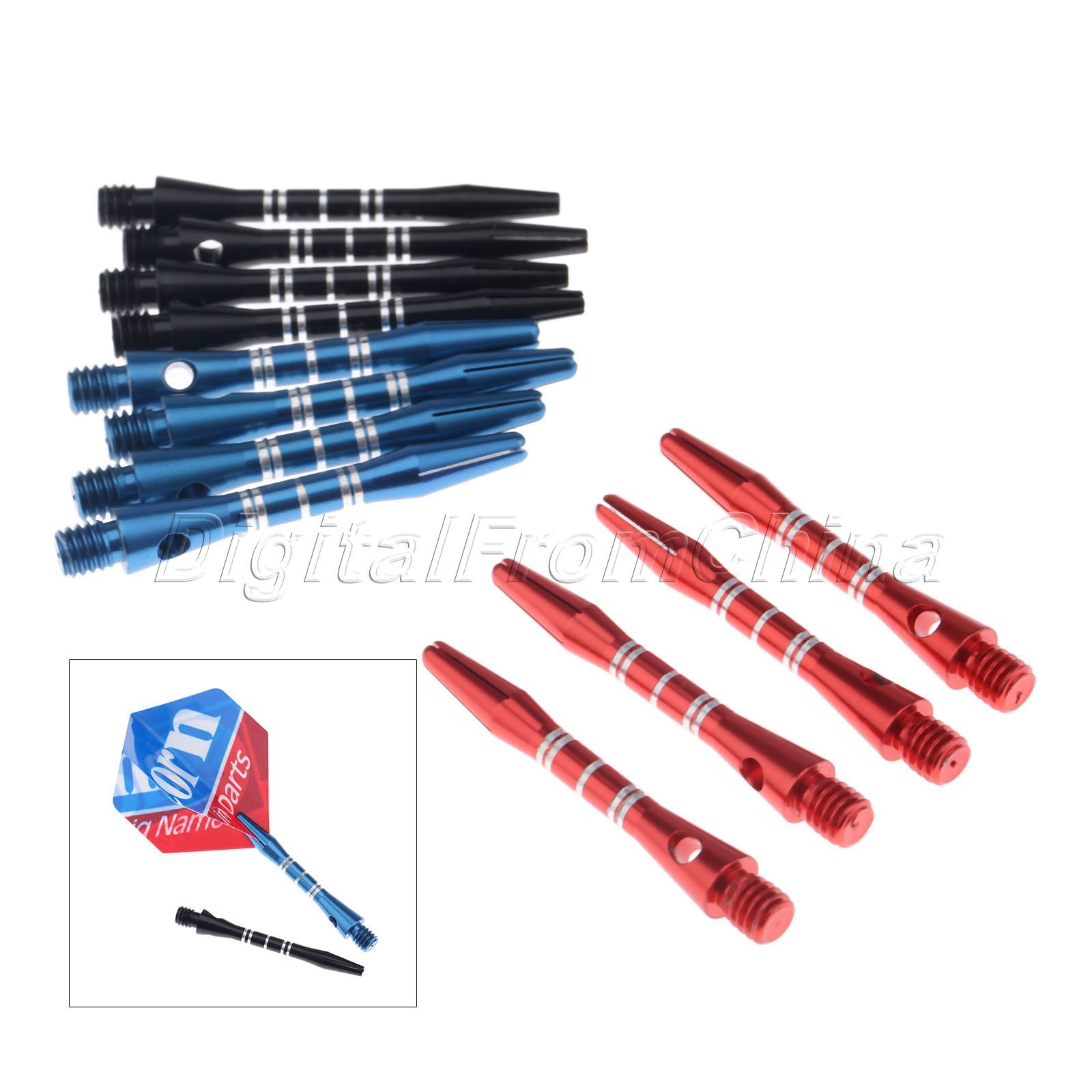 3 Colors Aluminum Alloy Darts Shafts Thread Professional Darts Useful Supplies