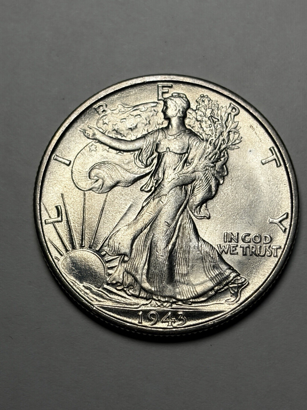1943-S Walking Liberty Half Dollar Uncirculated
