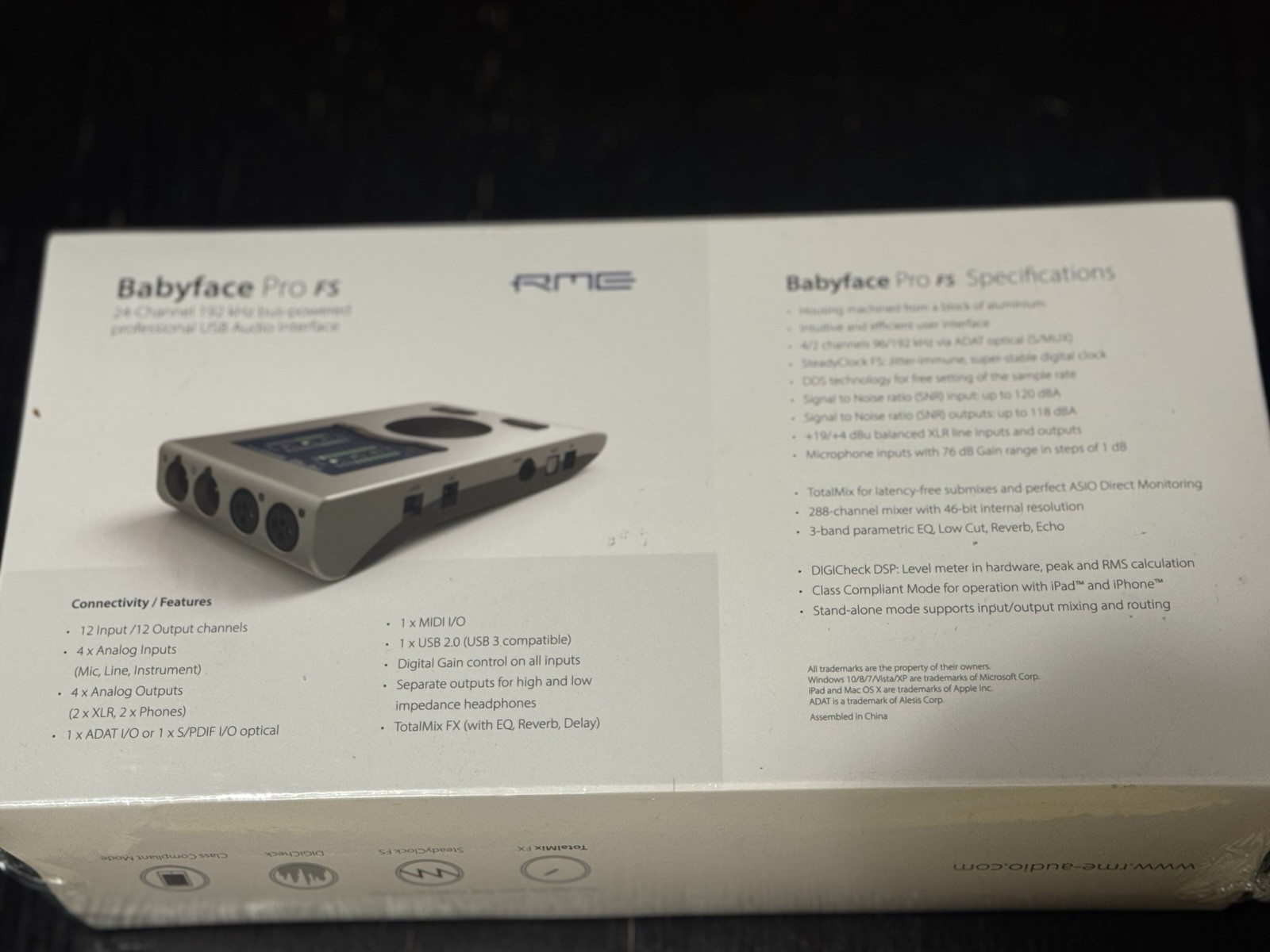 RME BABYFACEPROFS USB Audio Interface