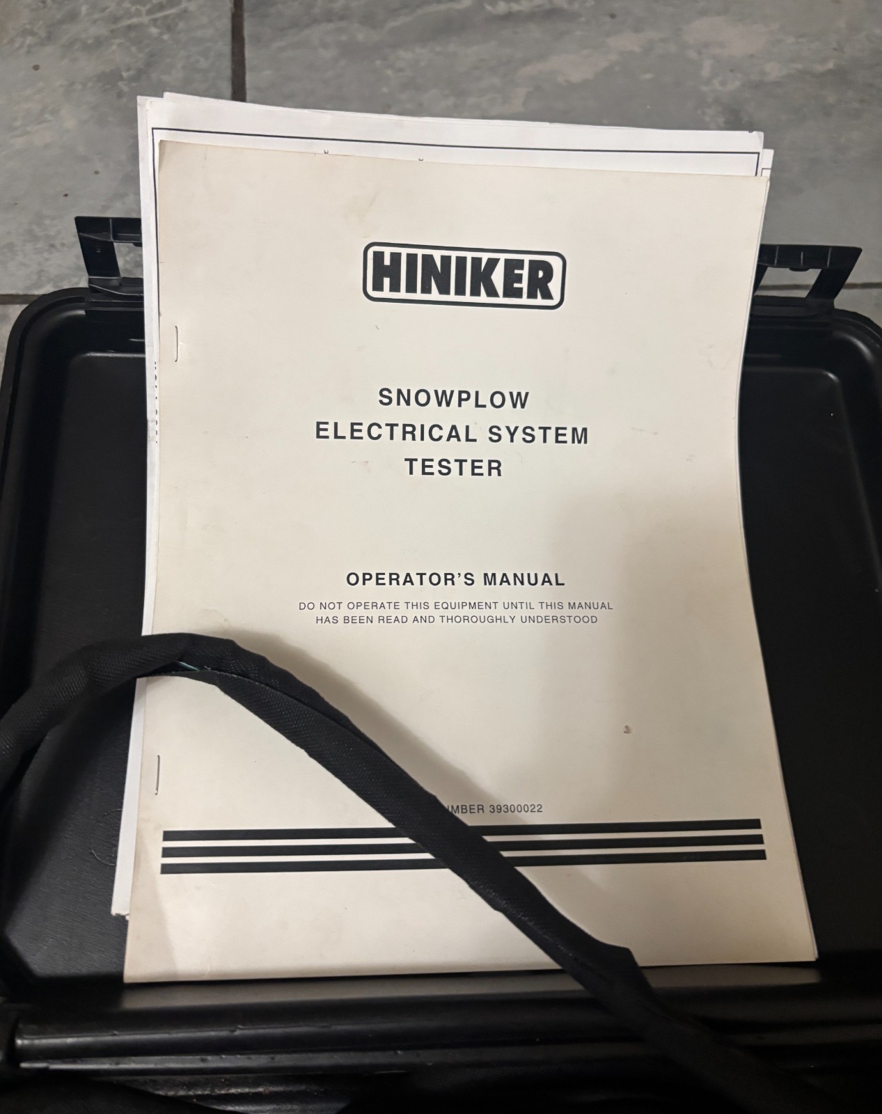 HINIKER SNOW PLOW ELECTRONICS TESTER SNOWBLOW Electrical System Tester