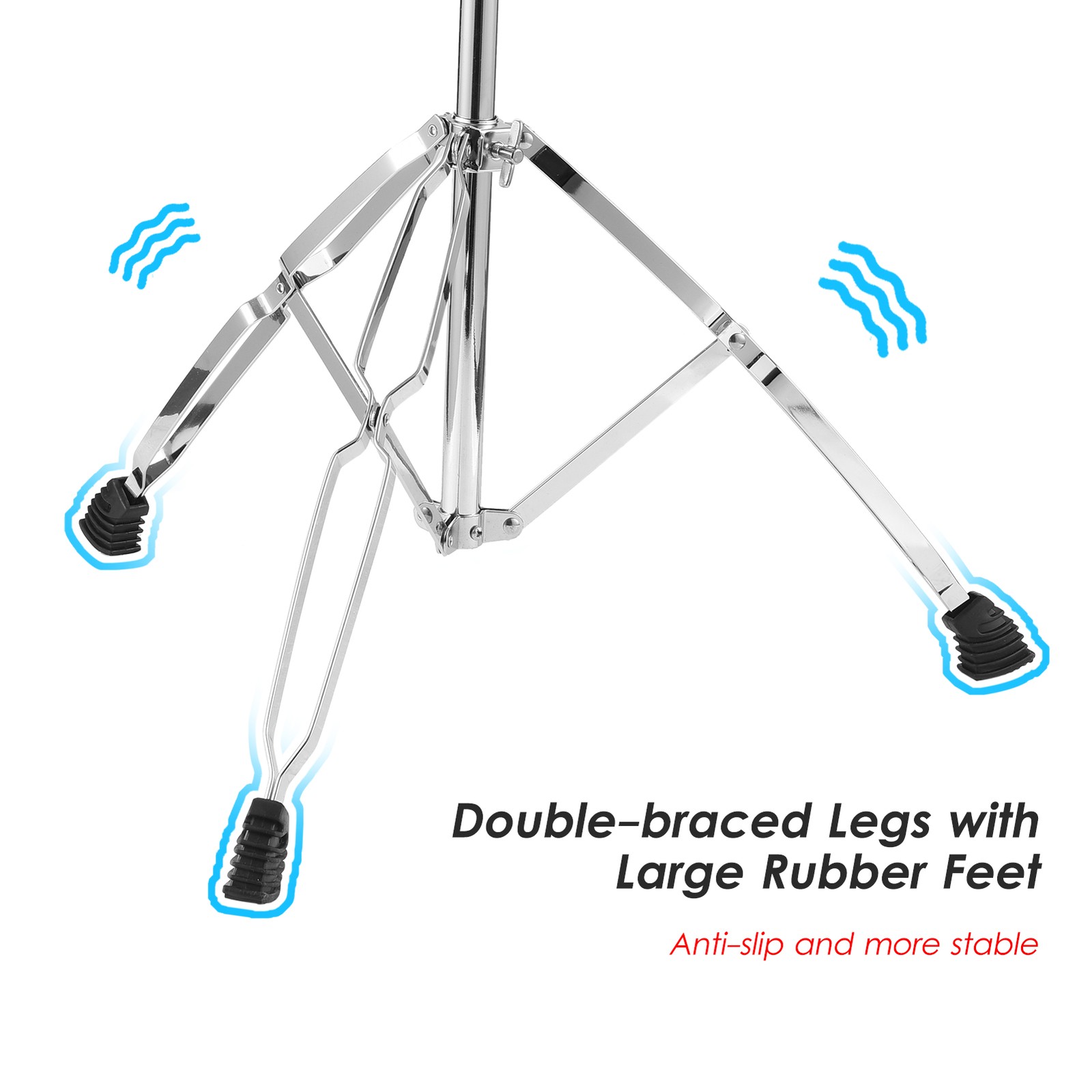 Foldable Detachable Cymbal Stand Heavy Alloy Construction Stage Performance