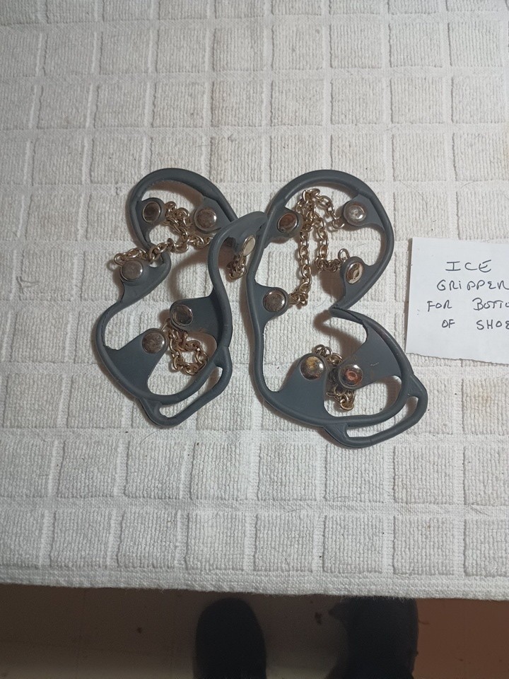 Ice trekker traction Cleats for Walking, Jogging, or Hiking snow ice