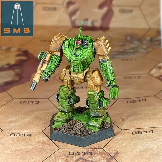 Battletech Compatible WOLVERIN (WVR-6R) Proxy 3d Print By SirMortimerBombito