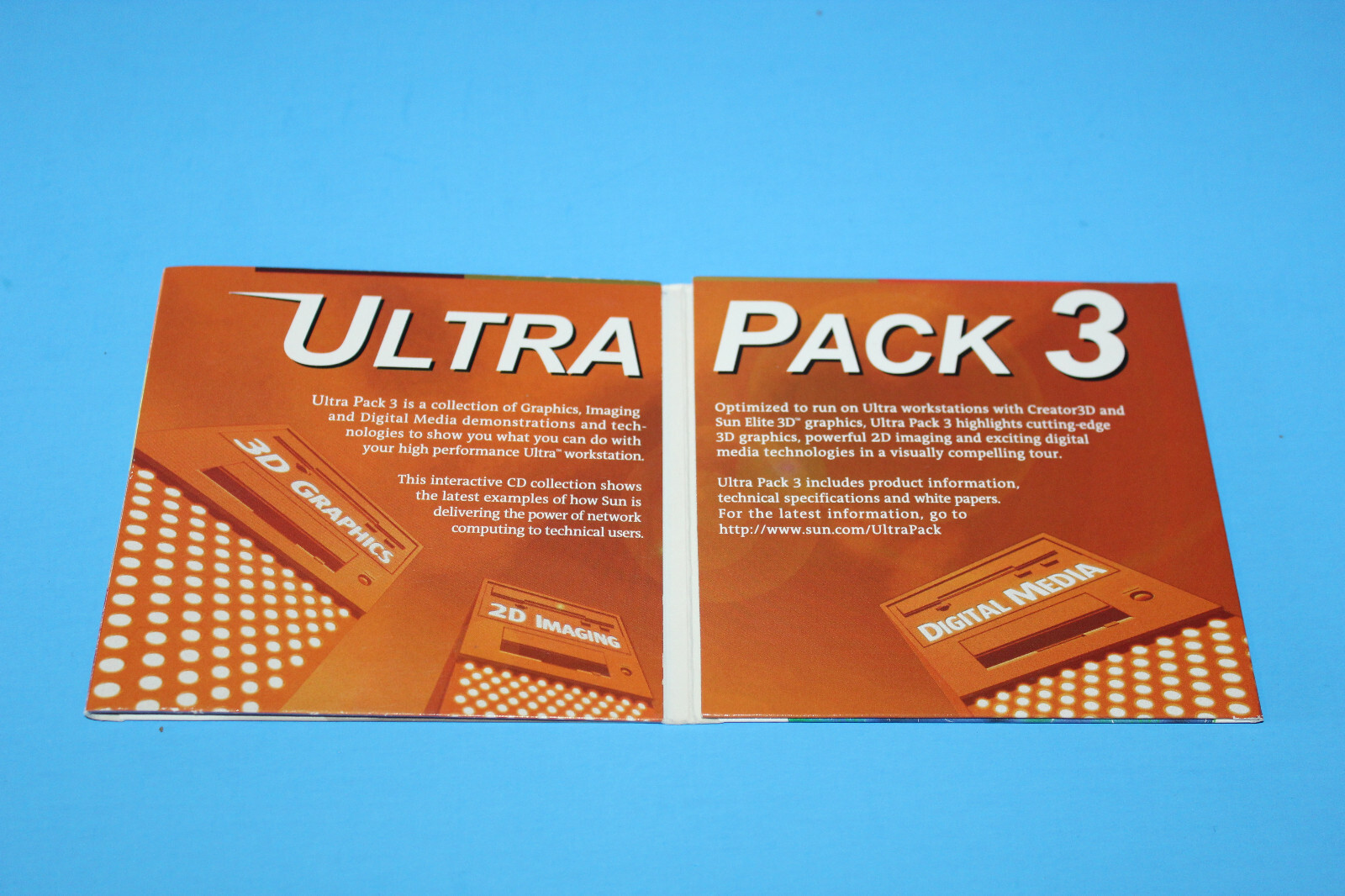 Sun Microsystems Ultra Pack 3D Graphics 2D Imaging & Digital Media Software