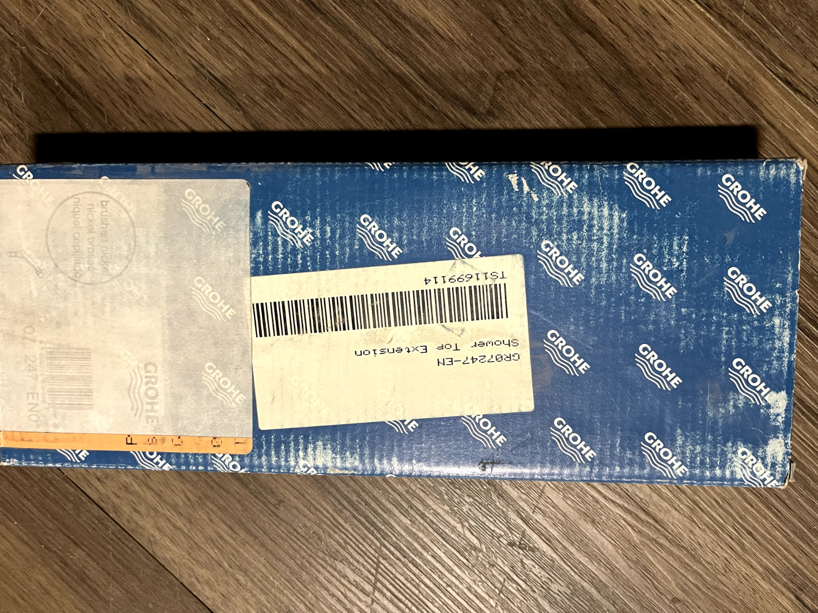 Grohe GR07247-EN Shower Top Extension Brushed Nickel NIB (Z4)