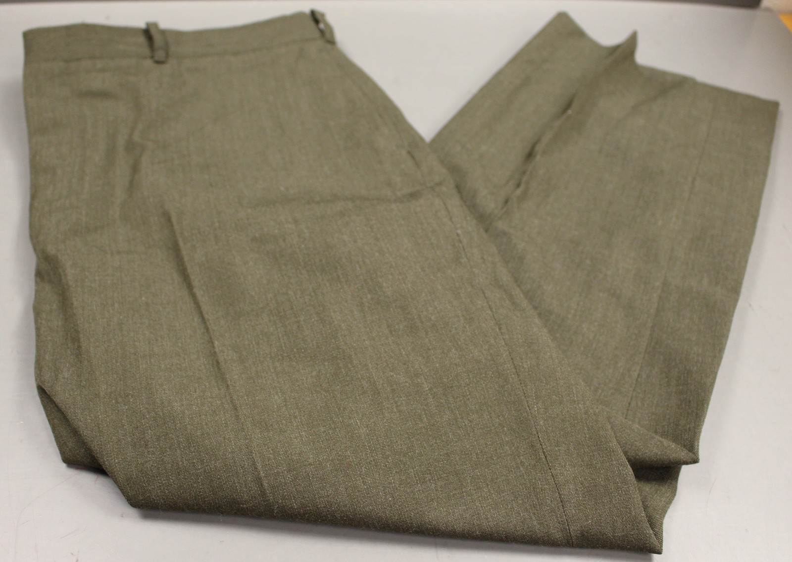 US Marine Corps Men's Dress Green Pants / Trousers,- Hemmed, -Size: 38R - Used