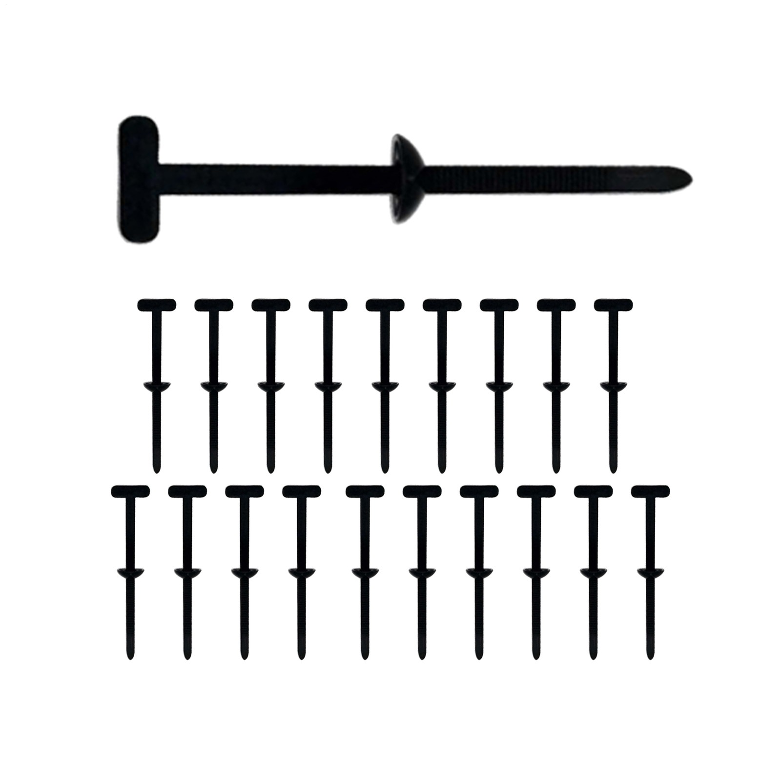 2050 *Car Cable Tie Buckle Auto Wire Plastic Rivet Fasteners Cable Retainer Set