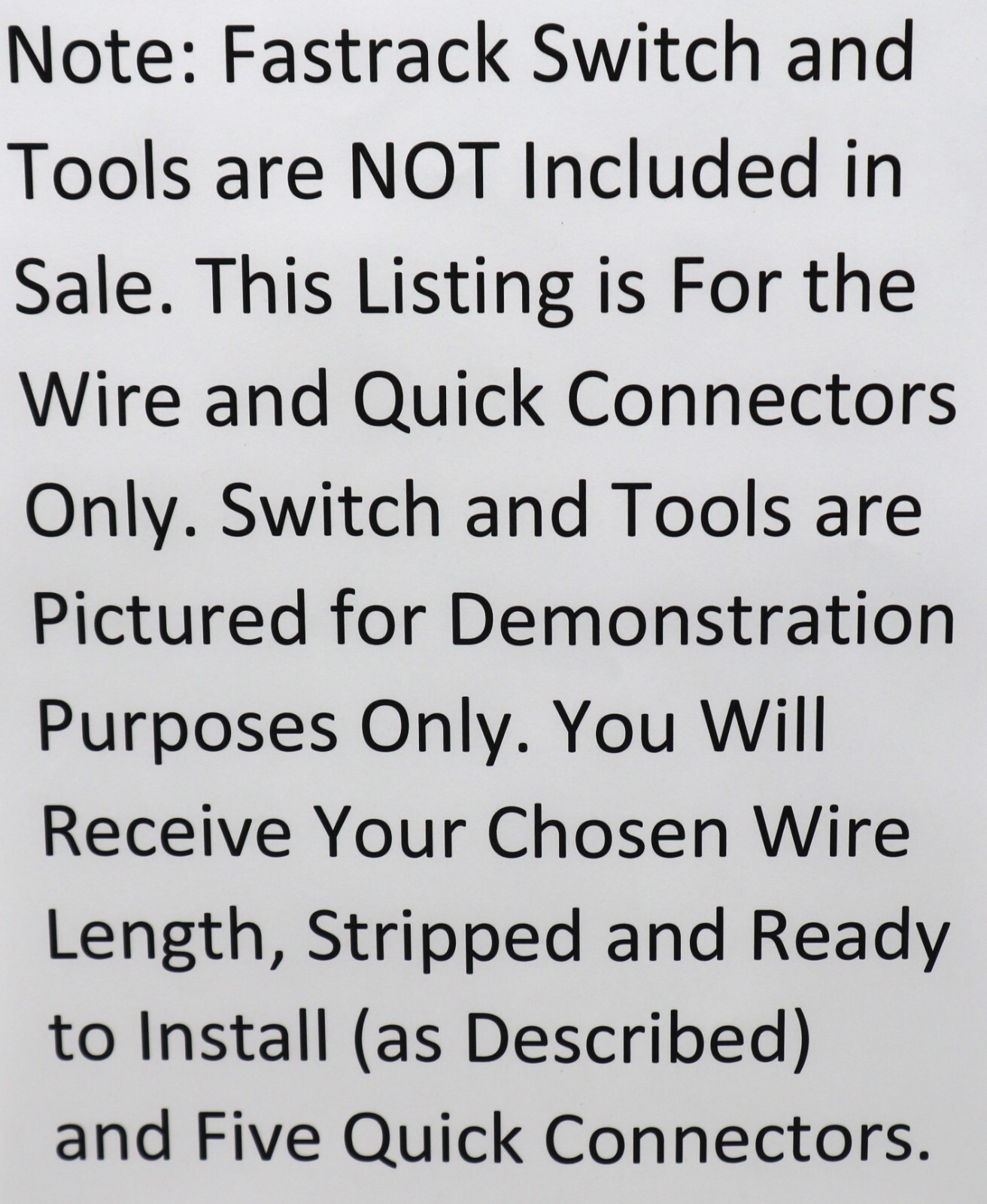 Lionel Fastrack Switch Remote Wire Extender, (40 Feet), Wire + Quick Connectors