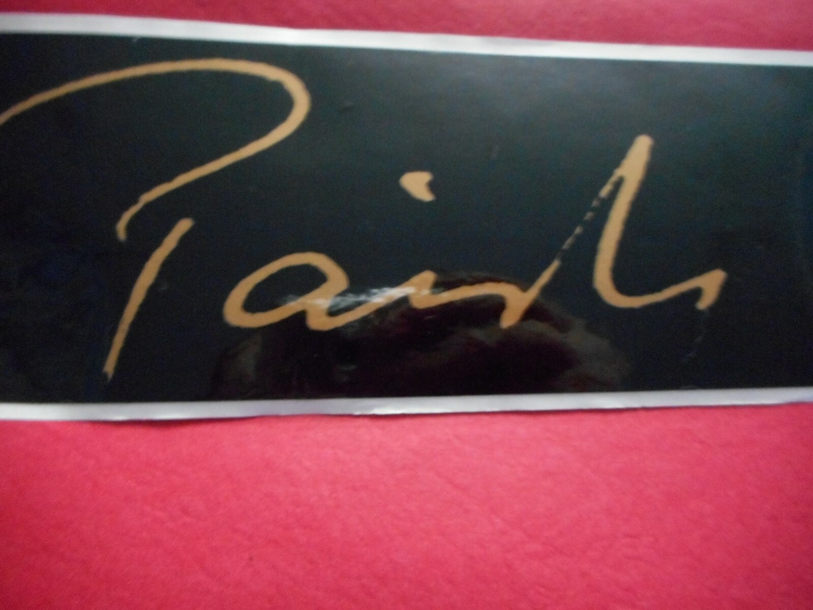 New Paiste Drums Decal Stickers, Percussion, 9 by 3 Inches, Lot Y9