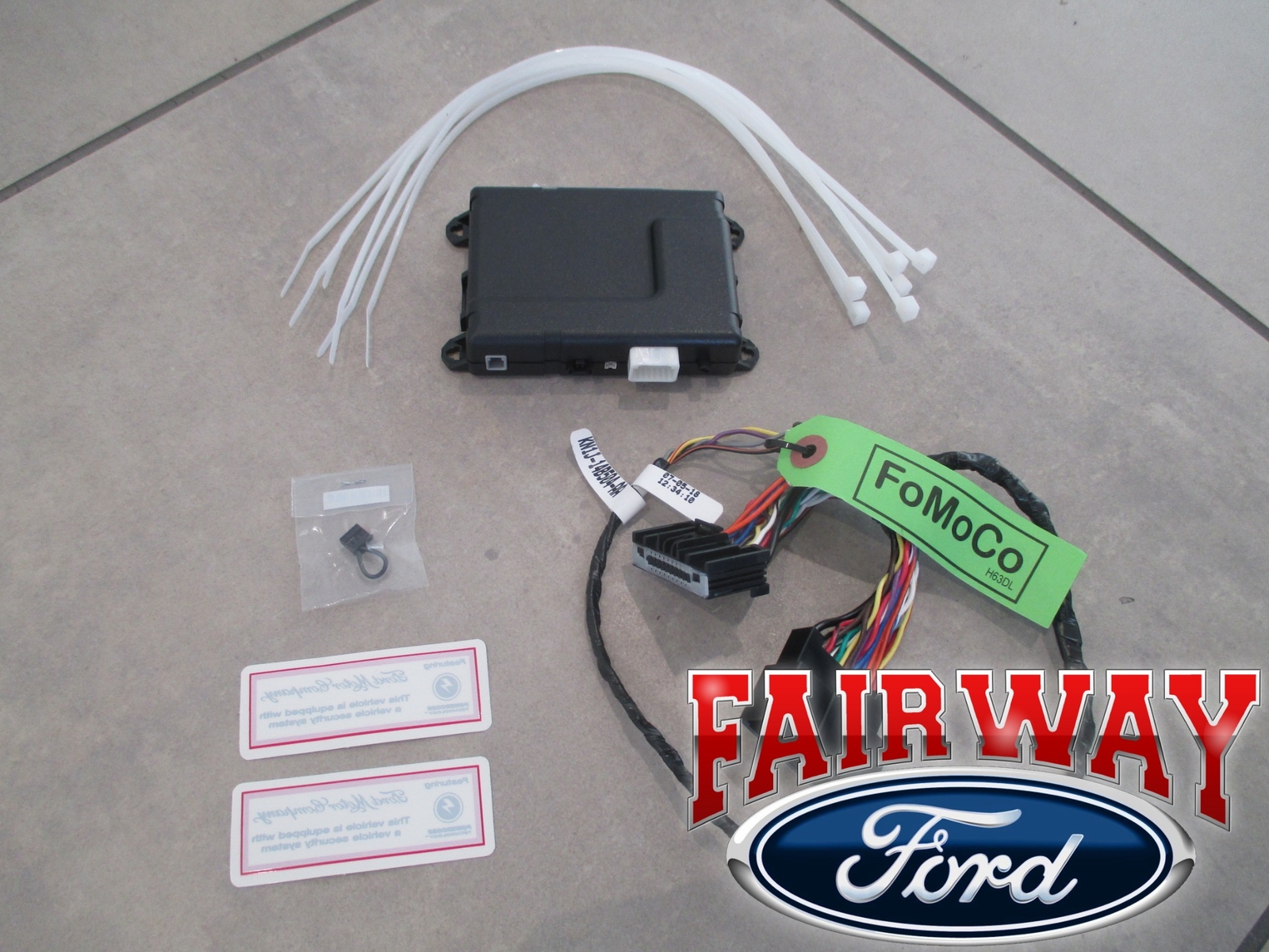 18 thru 22 EcoSport OEM Ford Security System with Remote Start uses Flip Key!
