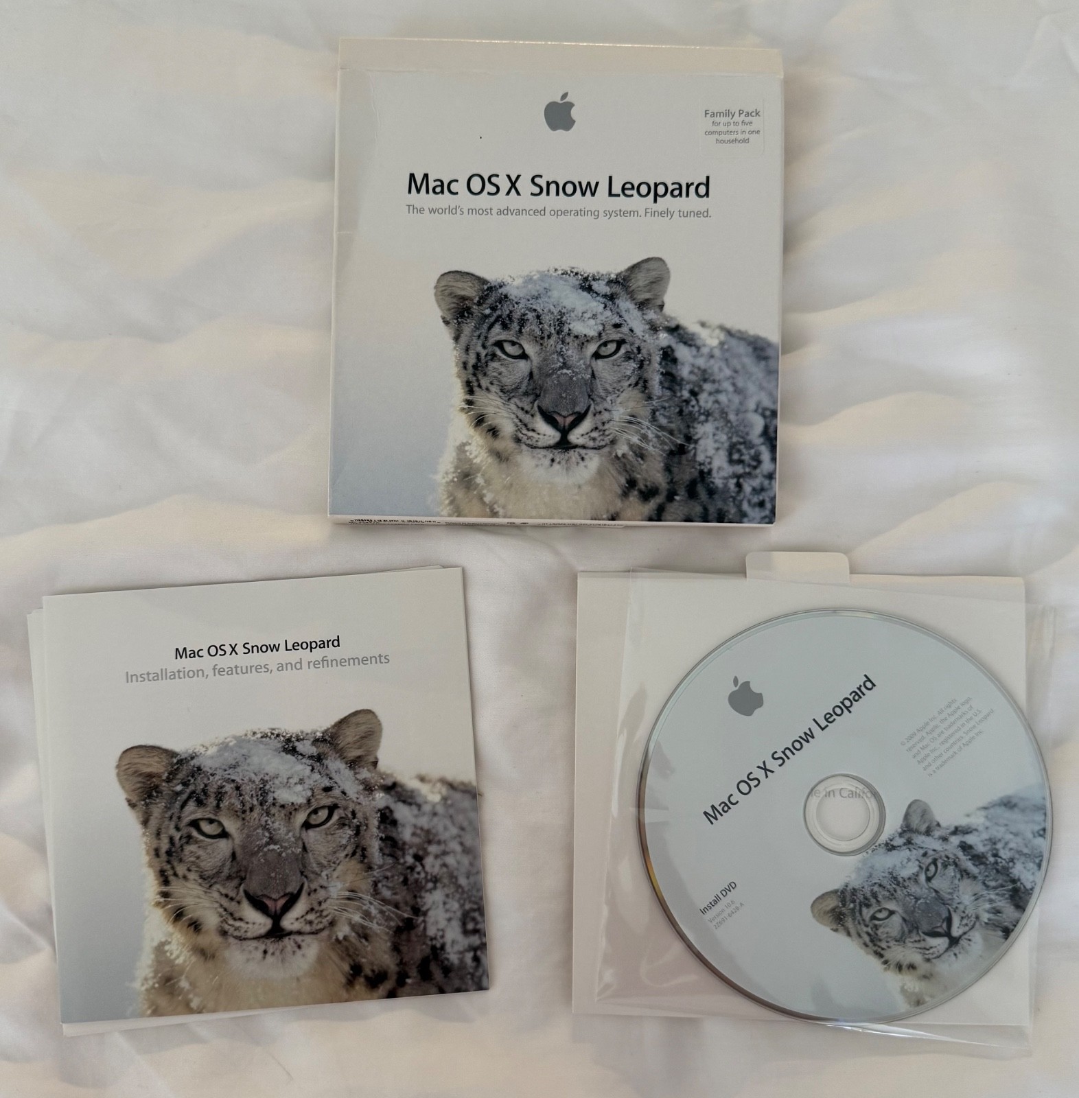 Apple OS X Snow Leopard 10.6 Install Disc