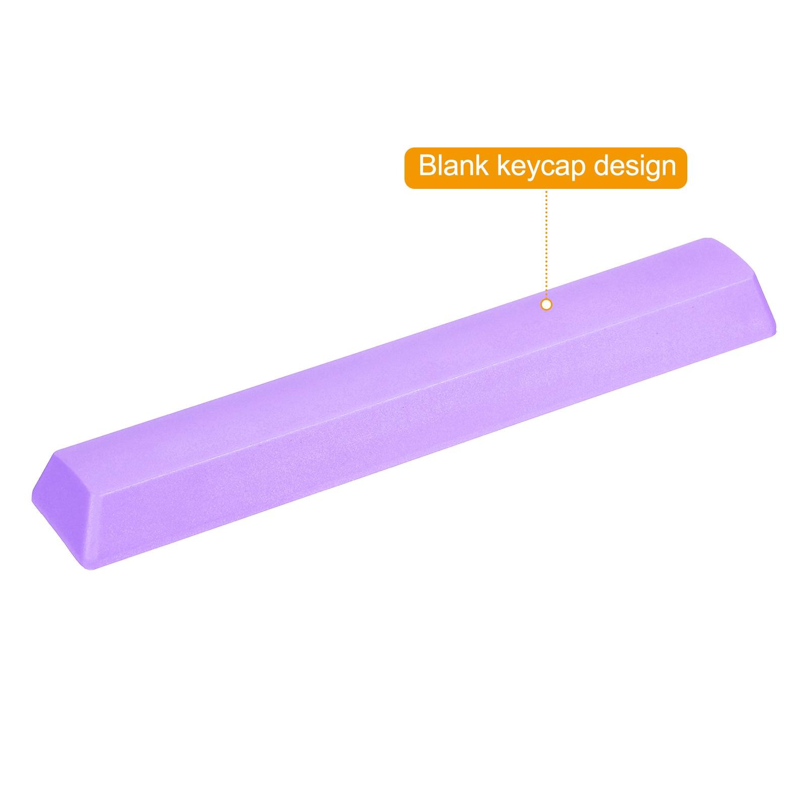 6.25u Spacebar Keycaps, MX Keyboard Replacement Universal PBT Mechanical, Purple