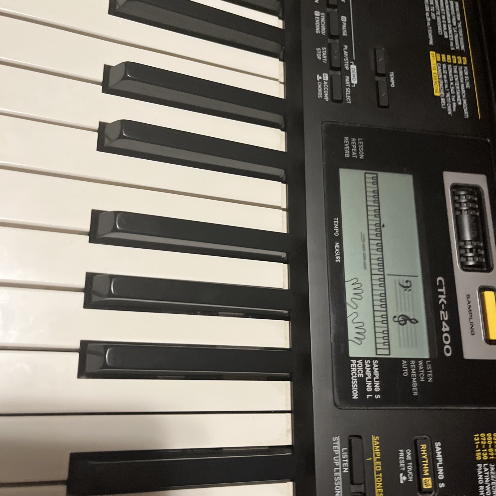 Piano Keyboard Casio CTK-2400 61-key