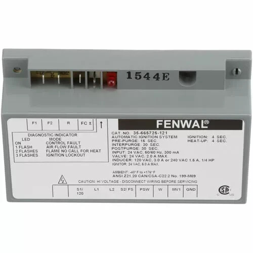 Fenwal 35-665725-121 24V 15Sec P.P.30Sec Same Day Shipping