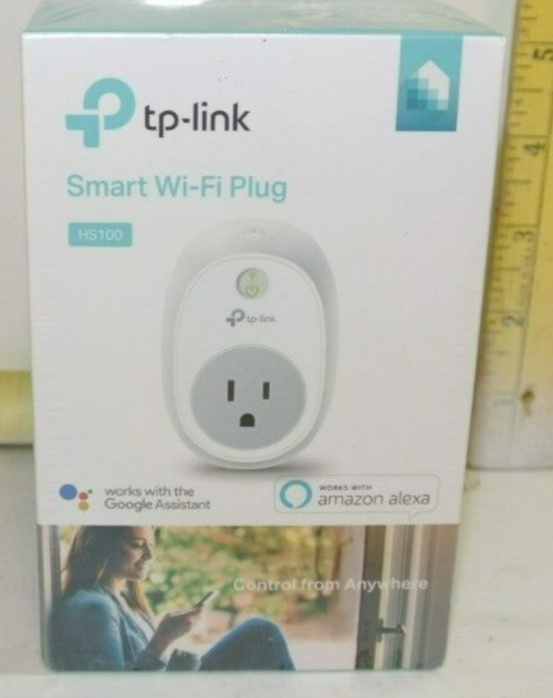TP Link Smart Wi Fi plug HS 100 Works with Google Assist and Alexa