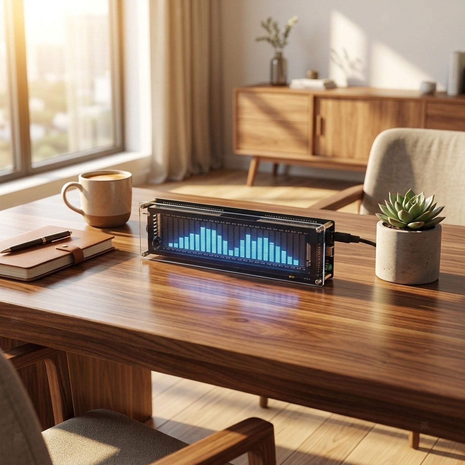 VFD Display Music Spectrum Analyzer Precise Sound Level Meter for Audio Devices