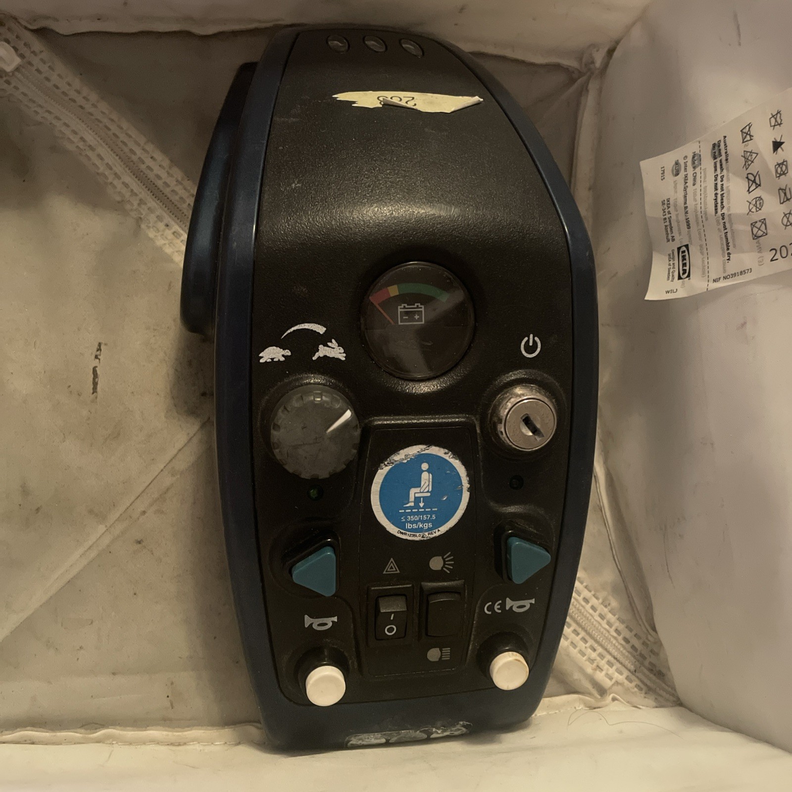 Complete Tiller Head Dashboard For Pride Mobility Scooter Needs Pride Key IK07