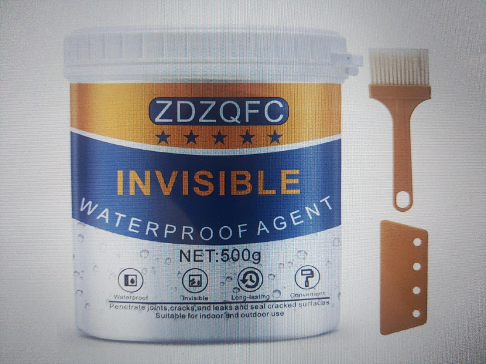 Invisible Waterproof Agent (18Oz) Waterproof Coating, Transparent Leak Sealant