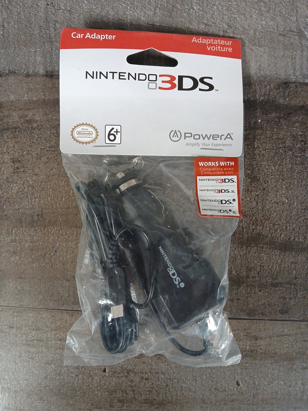 Nintendo 3DS Car Adapter Charger (Power A) BRAND NEW FACTORY SEALED