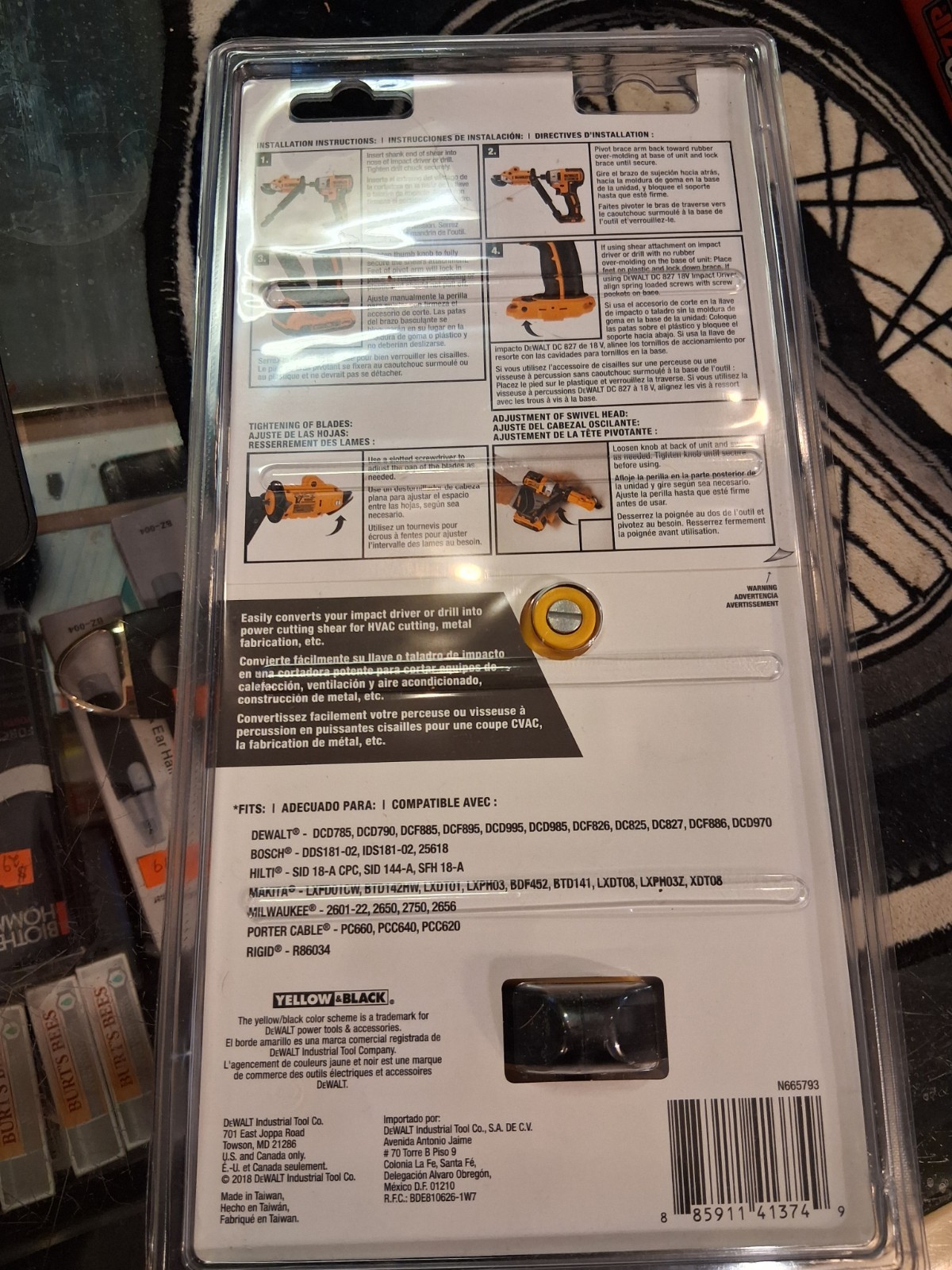 DEWALT CANADA 18-Gauge Impact Ready Shears Accessory