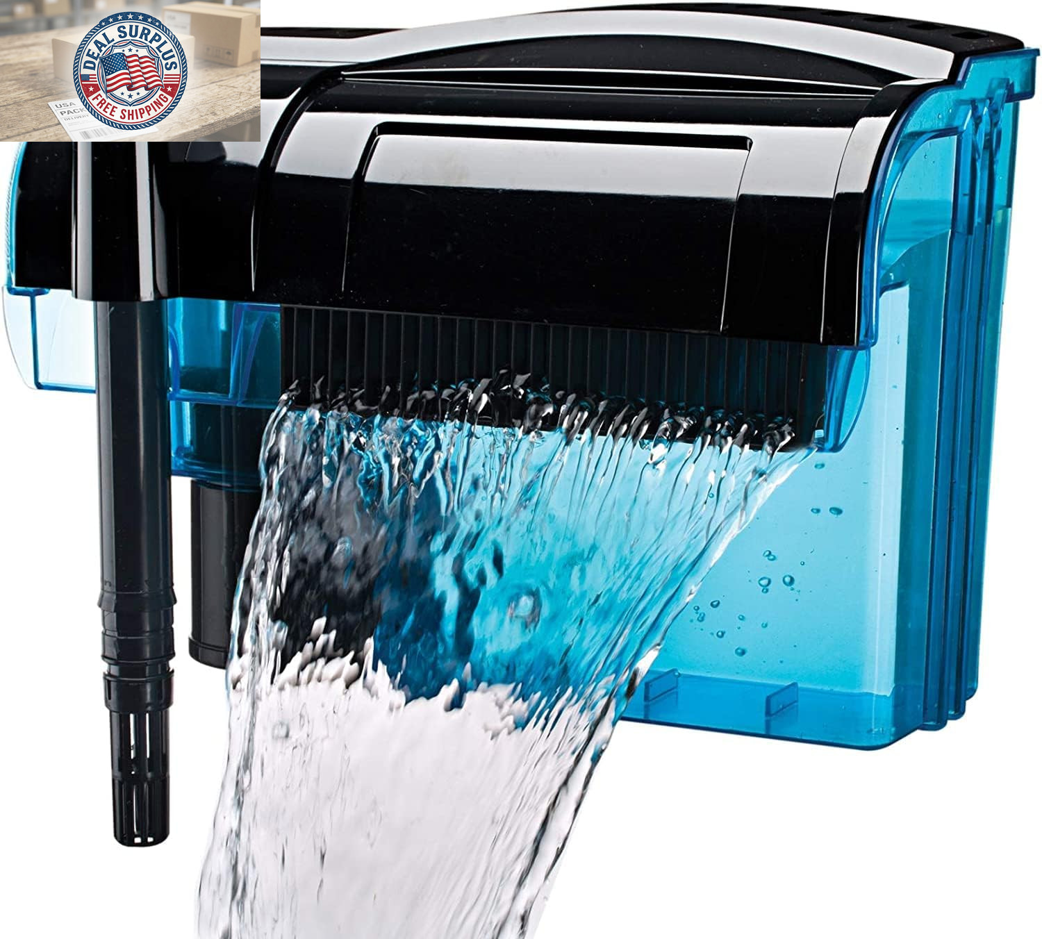 Cascade 300 Power Filter – Hang-On Filter with Quad Filtration – Great for Fresh