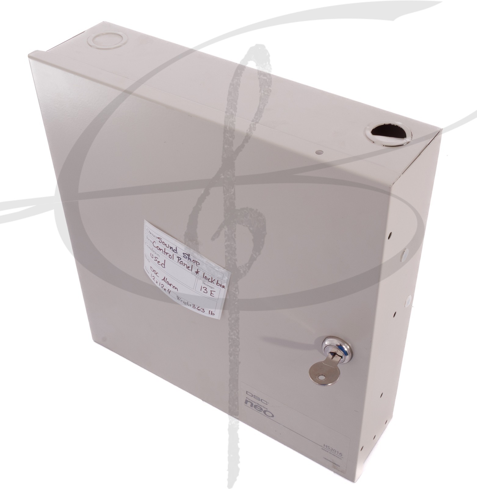 DSC PowerSeries Neo Security Alarm Control Panel Enclosure w/ HS2016 Alarm Panel