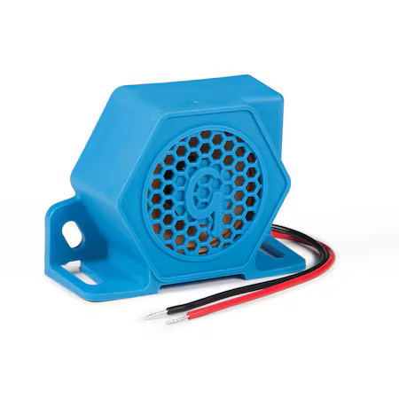 Grote 73090 Back Up Alarm,  Self-Grounding, 97Db, Blue