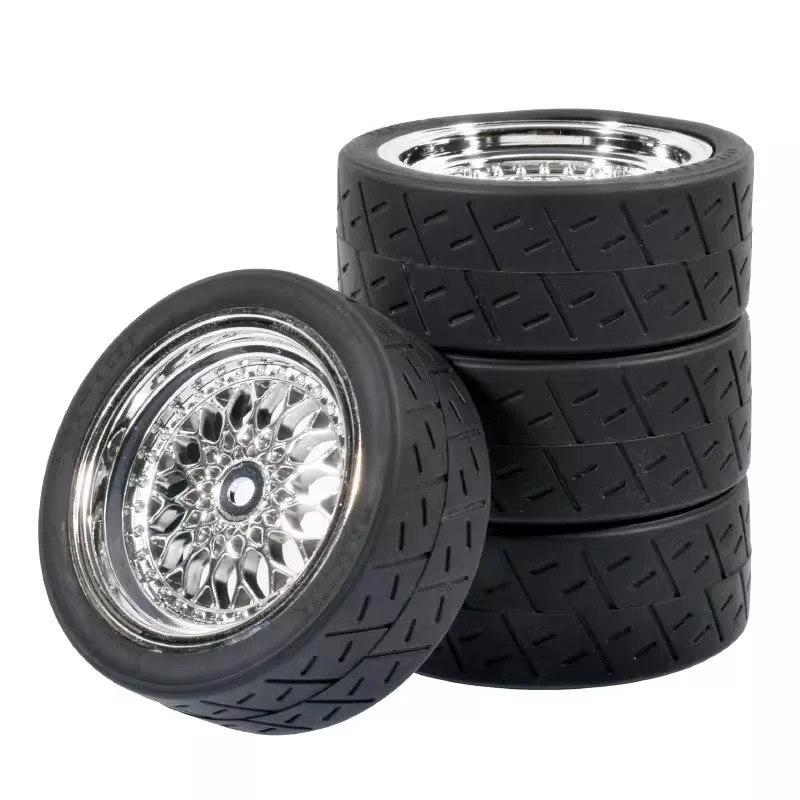 1/10 RC Car Wheels Tyres For 1/10 1/12 1/14 OnRoad Car HPI HSP TS4N Colt Traxxas