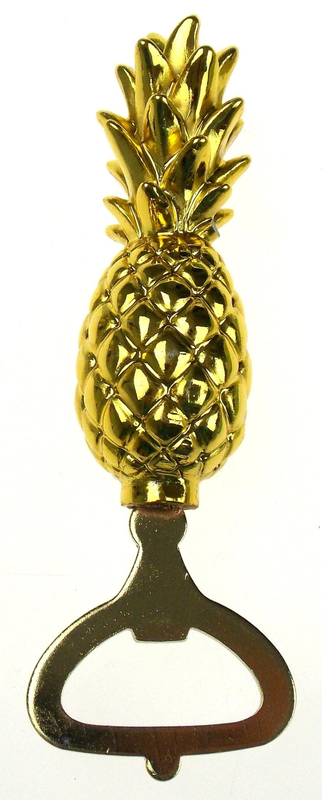 Fashioncraft 4.38" Gold Pineapple Handle Bottle Opener Set 4 Gift Bow Favors