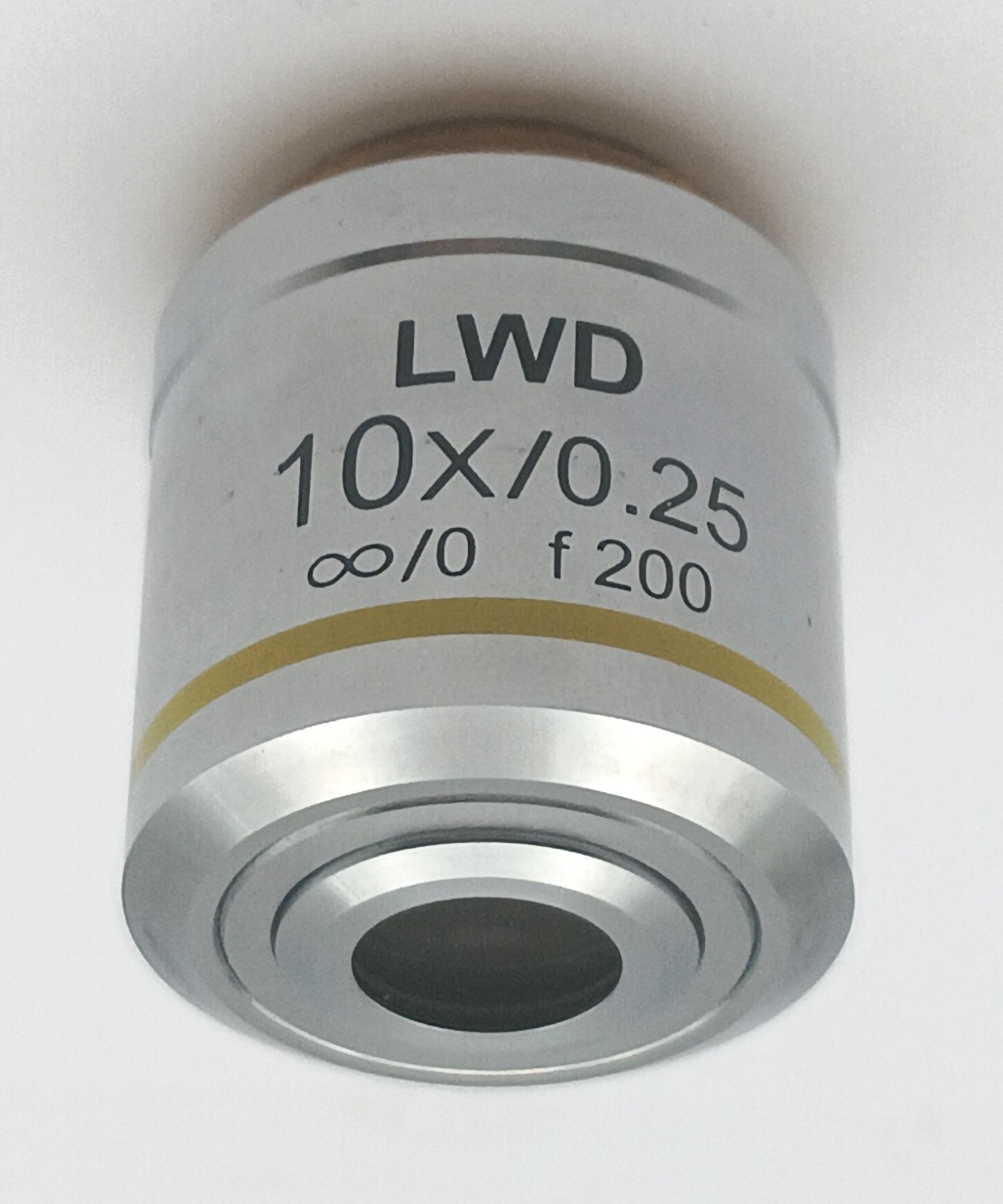 Microscope Objective Infinity Corrected LWD Lens 10x/0.25, f=200, UNUSED