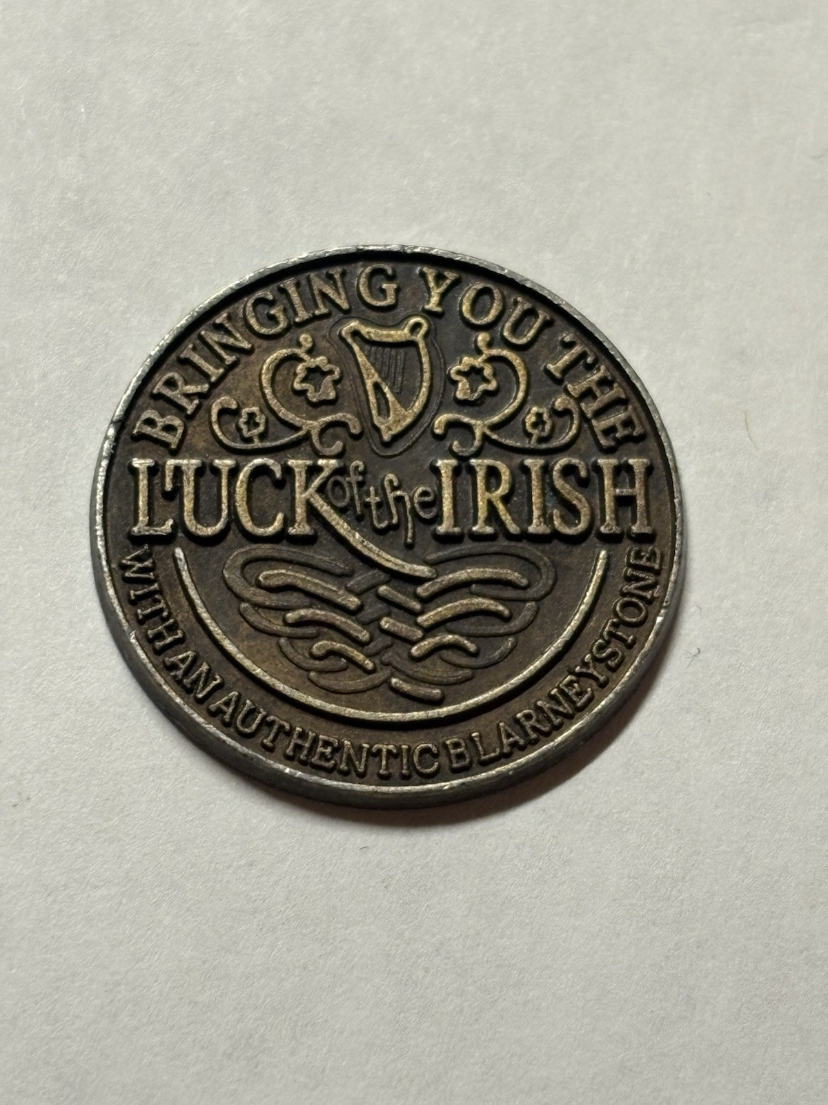 Bringing You The Luck Of The Irish Non-Magnetic  7/8" Coin Style Golf Marker