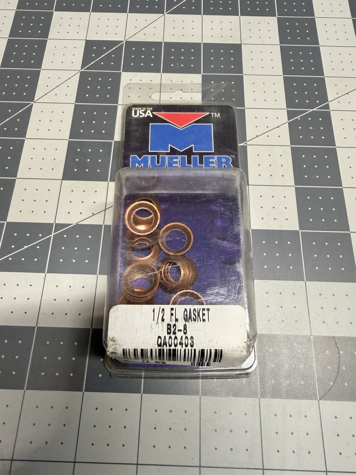 Mueller (Streamline) 1/2” Flare Gaskets – 25 Pcs (B2-8 / A00403)