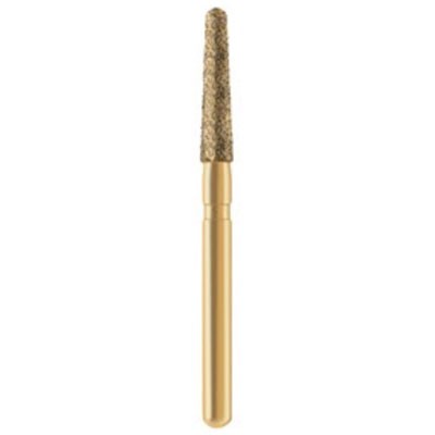 Great White Z FG #856.018 Fine, Round End Taper Zirconia Bur 5/Pack